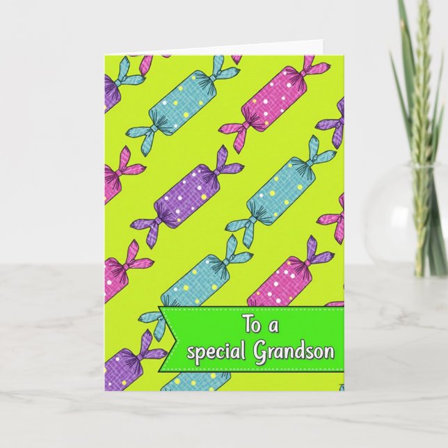 Special Grandson Treat Card (Front)