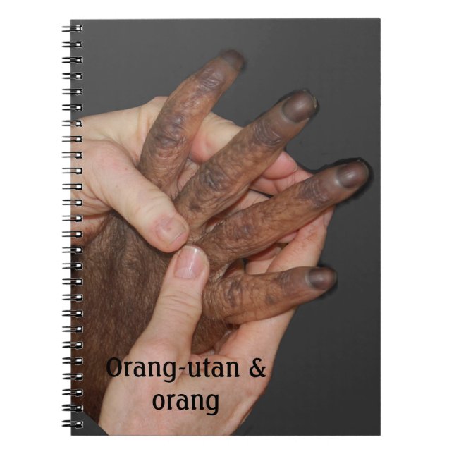 Special Hands Orangutan Notebook (Front)