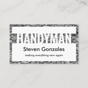 Special Handyman Repairs Border Frame Business Card