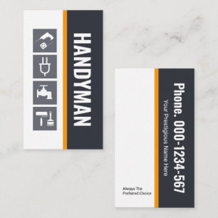 Special Handyman Tools Layer Contractor Business Card