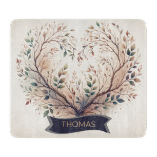 Special Heart Unique Personalised Cutting Board