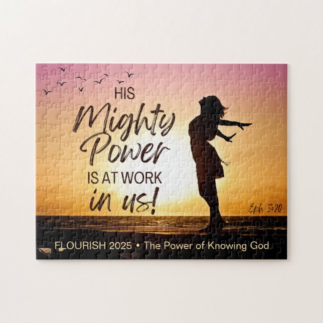 Special: HIS MIGHTY POWER AT WORK IN US Eph 3:20 Jigsaw Puzzle (Horizontal)