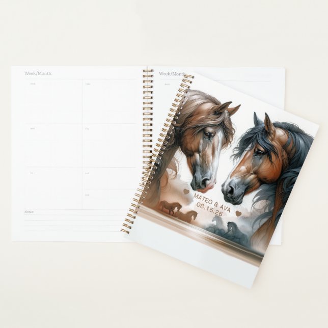 Special Horses Brown Wedding Planner (Display)