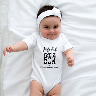 Special Idiot Ultramarathon Running Funny Baby Bodysuit