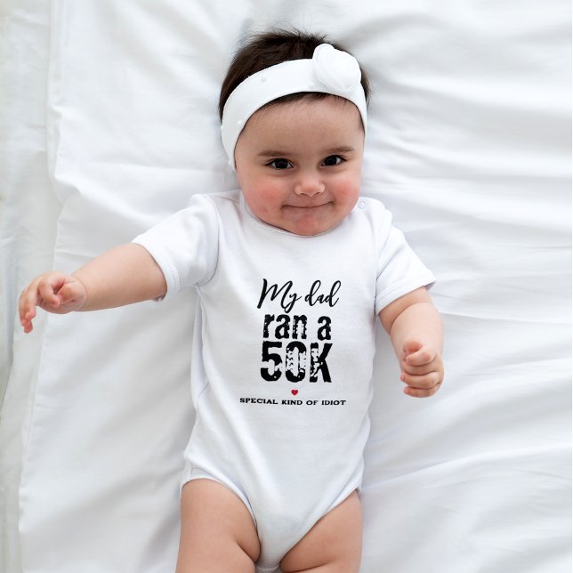 Special Idiot Ultramarathon Running Funny Baby Bodysuit (Creator Uploaded)
