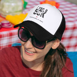 Special Idiot Ultramarathon Running Funny Trucker Hat<br><div class="desc">Show everyone that you conquered an ultramarathon challenge with this fun personalised trucker hat. Featuring bold black typography and a little humour,  it's a memento of your empowerment to reach many miles and beyond!</div>