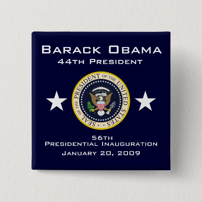 Special Inauguration 15 Cm Square Badge (Front)
