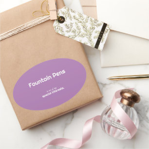 Special Interest Oval Sticker