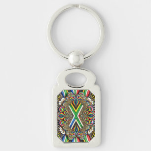 Special keychain with South African Colours Design