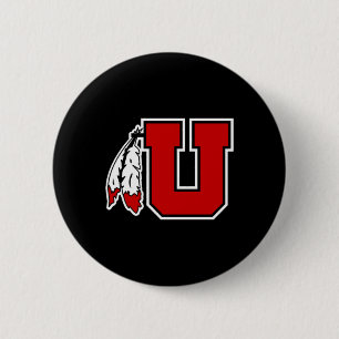 Special Logo Utah Utes Sticker 6 Cm Round Badge