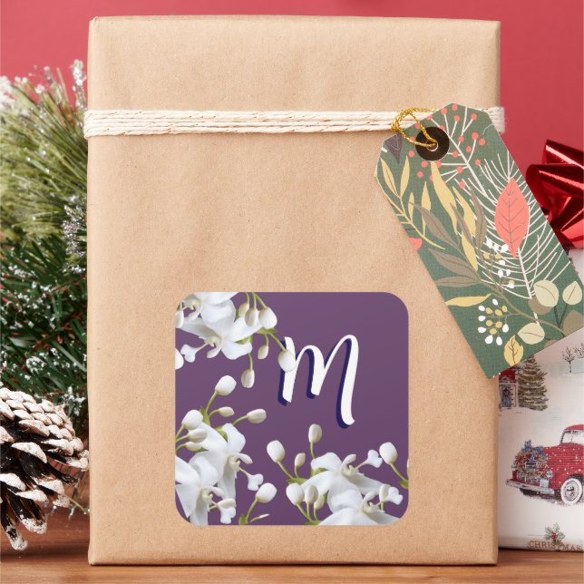 SPECIAL LOVE GIFT FOR MOM SQUARE STICKER (Holiday)