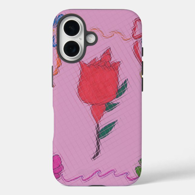 Special Lovely Rose Cute Baby Pink colours Case-Mate iPhone Case (Back)