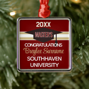 Special! Master Degree Metal Tree Decoration