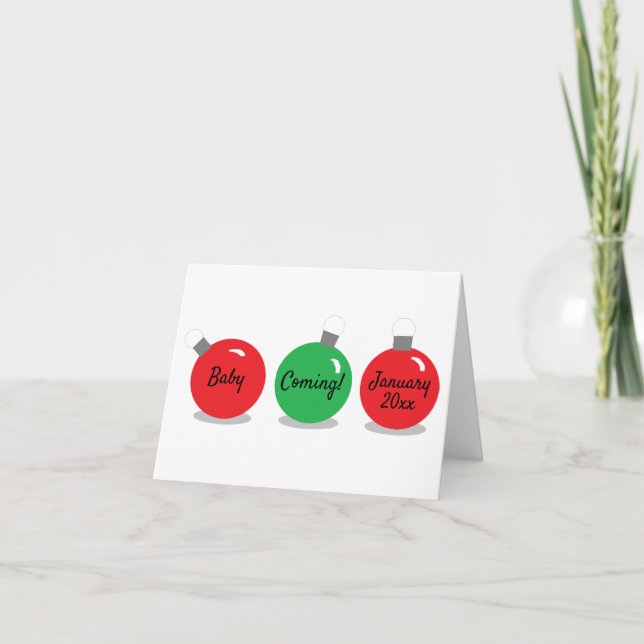 "Special Message" Personalised  Announcement (Front)