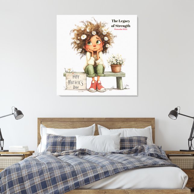 Special Mum (Keepsake) Canvas Print (Insitu(Bedroom))