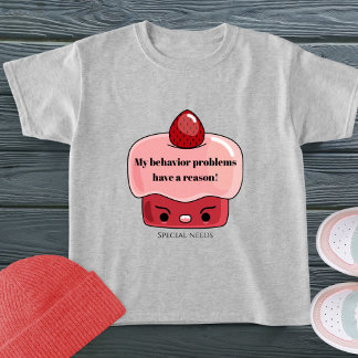 Special needs behaviour problems frustrated cupcak T-Shirt