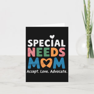 Special Needs Mum Mothers Day Mama Daughter Son Pr Card