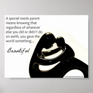Special Needs Parent Poster