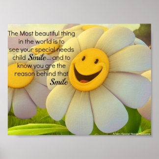 Special Needs Smile Poster