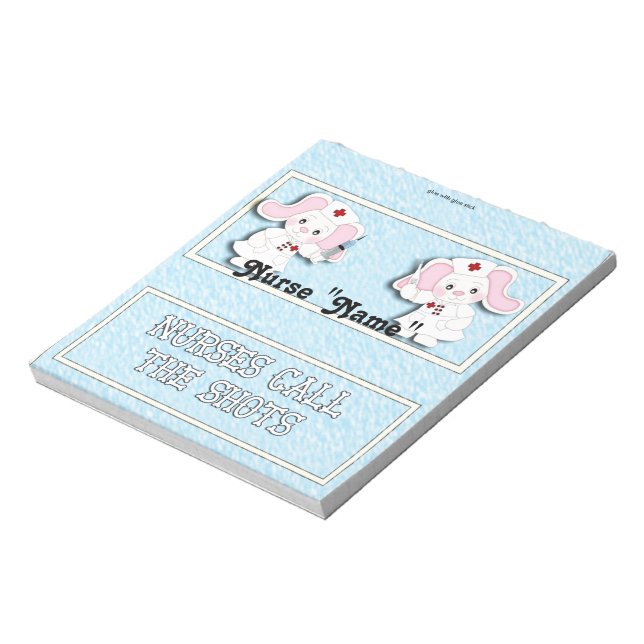 Special Nurses Candy Bar Wrapper Party Favour Gift Notepad (Rotated)