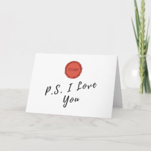 Special Occasion Card - PS I Love You
