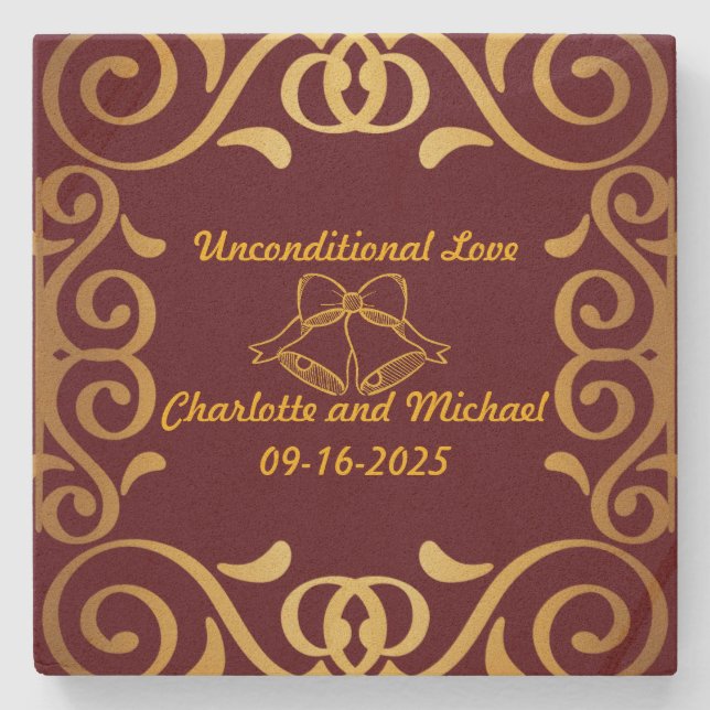 Special Occasion Marble Coaster (Front)