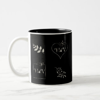 Special Occasion Monogram Gifts Two-Tone Coffee Mug