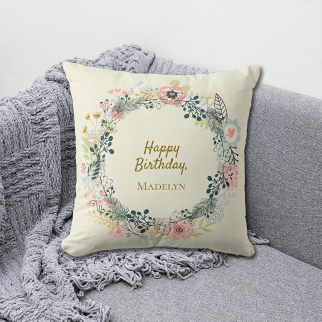 Special Occasions Birthday Anniversary Customise Cushion (Creator Uploaded)