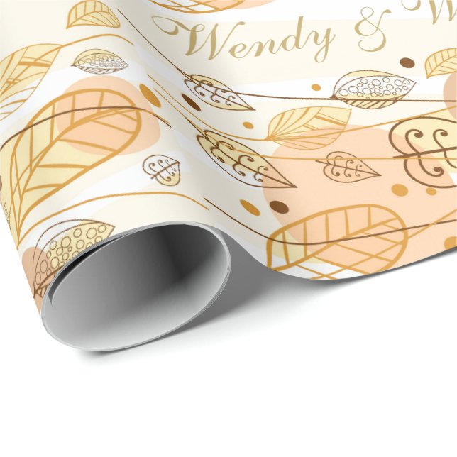 Special Occassions Wrapping paper-Custom Names Paper (Roll Corner)