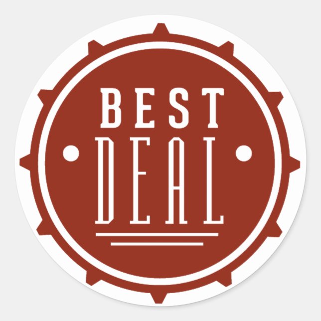 Special Offer Classic Round Sticker (Front)