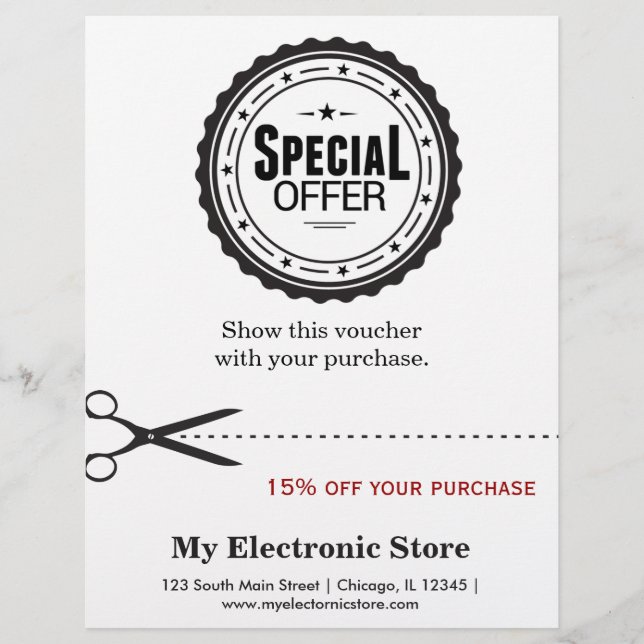 Special Offer Flyer (Front)
