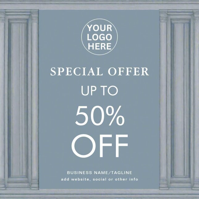  Special Offer l Final Sale Discount Dusty Blue  Poster (Creator Uploaded)