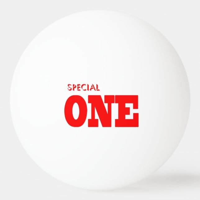 Special one ping pong ball (Back)