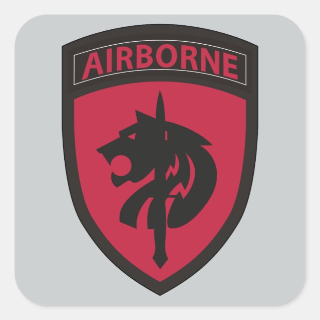 Special Operations Command Africa Square Sticker (Front)