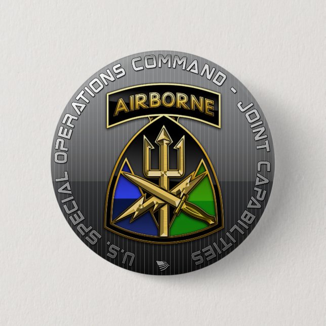 Special Operations Command – Joint Capabilities 6 Cm Round Badge (Front)