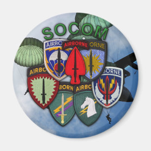 special operations command unit patches Magnet