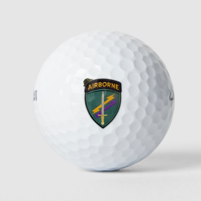 Special ops usacapoc civil affairs soc sof patch golf balls (Front)