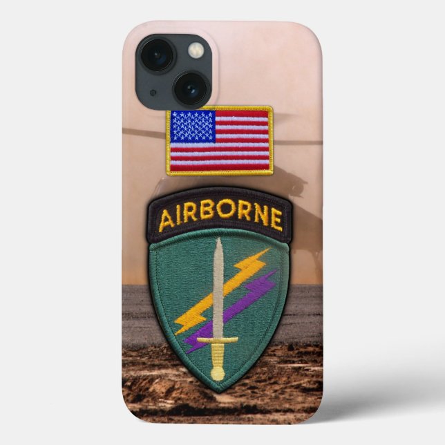 Special ops USACAPOC Veterans Vets Patch Case-Mate iPhone Case (Back)