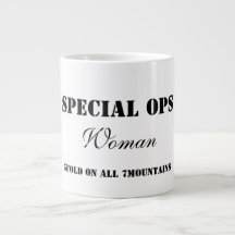 Special Ops Woman Mug