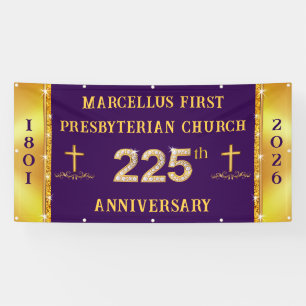 Special Order, 225th Church Anniversary Banner