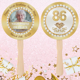 Special Order 87th Birthday Photo Fans for Eva!