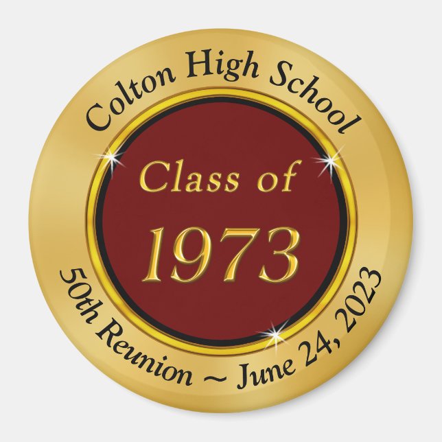 Special Order, Colton High School Reunion Magnet (Front)