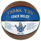Special Order Customisable Basketball for Coach,