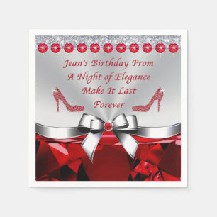 Special Order for Jean, 64th Birthday Napkins