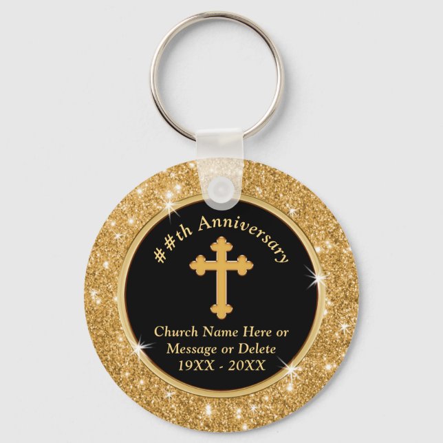 Special Order Orthodox Cross Souvenir Key Ring (Front)