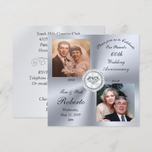 Special Orders Toni 60th Anniversary Invitations