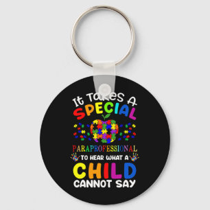 Special Paraprofessional Autism Awareness  Key Ring