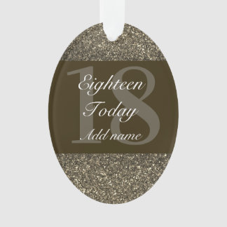 Special personalised birthday ornament gift 18th