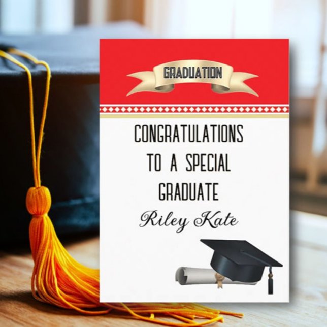 Special! Personalised graduation Card (Creator Uploaded)