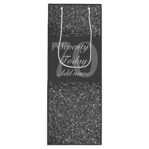 special personalized age birthday gift bag 70th